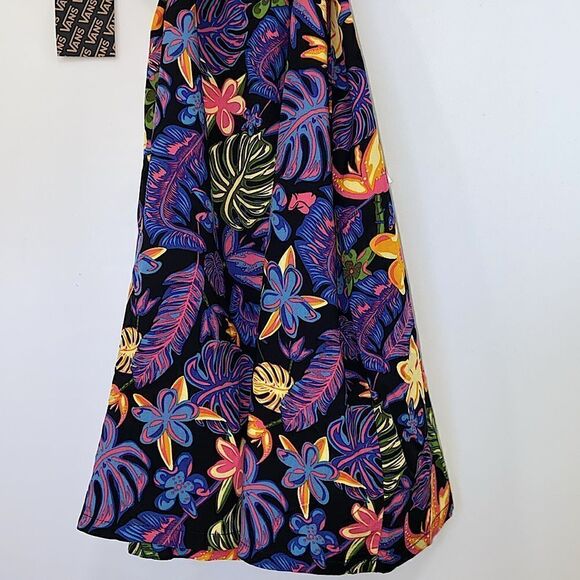 Vans Dress Triopical Print Pullover Summer Sheath Sz XL New With Tags - Picture 6 of 7